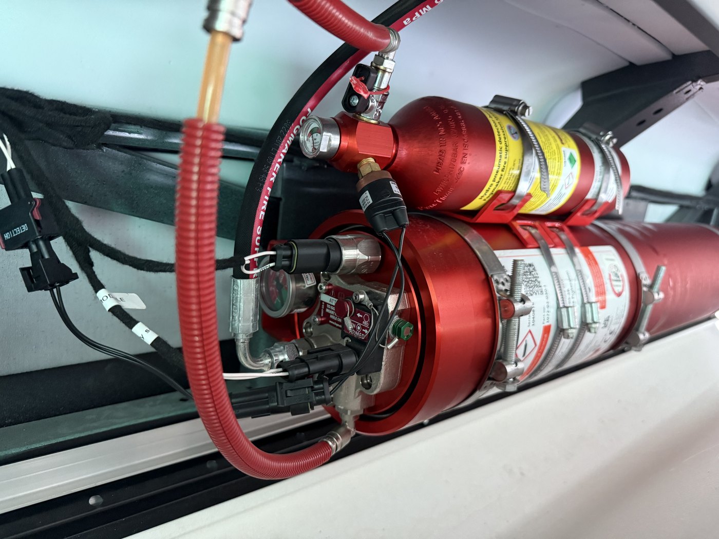 Installation d'un système Fogmaker sur engin
